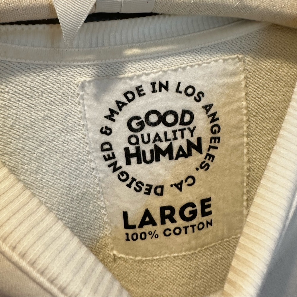 Good Quality Human Crewneck Sweatshirt L - Picture 2 of 3